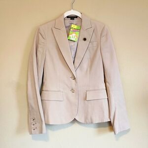 00 Theory blazer cotton beige tan color